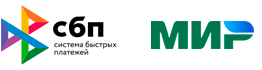 Логотип карты МИР, СБП